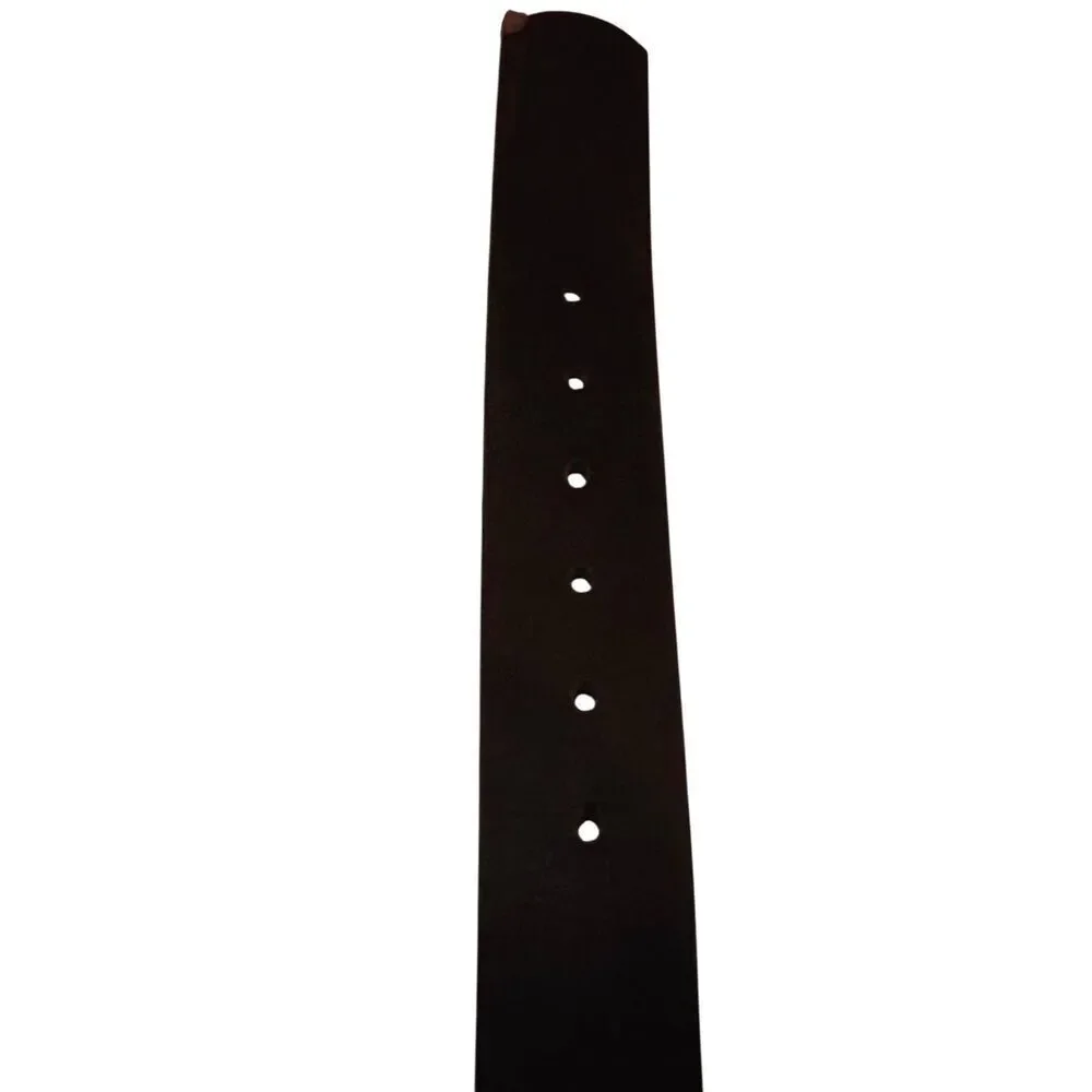 Levi's Black belt Oil harness leather USA #2255 Size 38 Casual gold tone hardwar